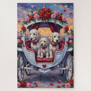 Maltese Dog Valentine's Day Jigsaw Puzzle