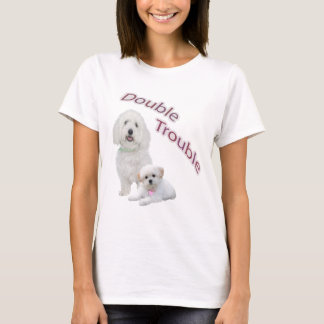 Maltese Double Trouble Casual Apparel T-Shirt