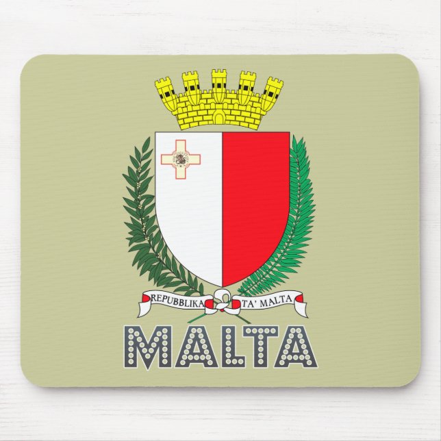 Maltese Emblem Mouse Pad (Front)