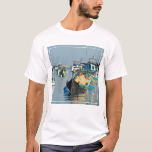 Maltese Fishing Boats Marsaxlokk In Malta T-Shirt