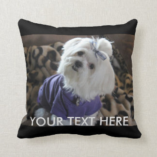 Maltese Gifts Throw Pillow