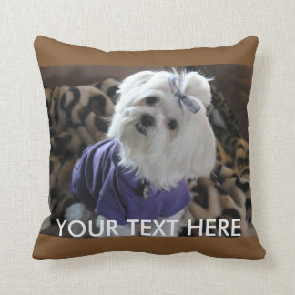 Maltese Gifts Throw Pillow