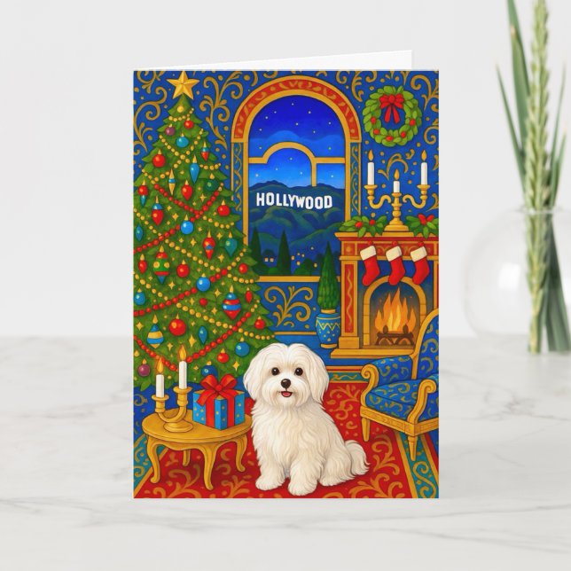 Maltese Holiday Card (Front)