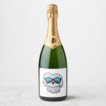 Maltese in Cool Sunglasses Classic T-Shirt Sparkling Wine Label