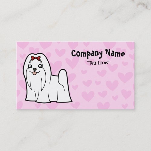 Maltese Love (show cut) Business Cards
