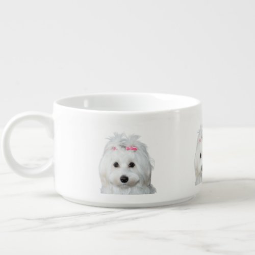 Maltese of Elegance Fluffy Beauty Bowl