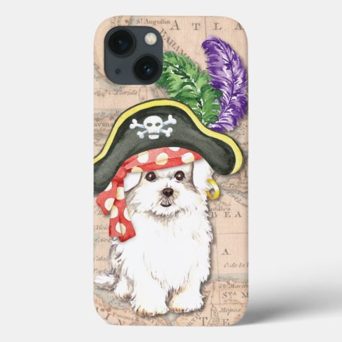 Maltese Pirate iPhone 13 Case