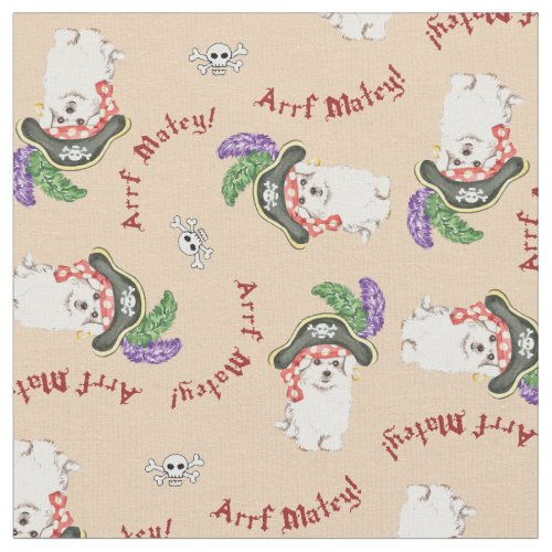 Maltese Pirate Fabric