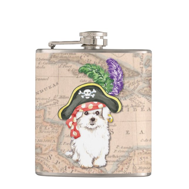 Maltese Pirate Flask (Front)