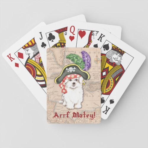 Maltese Pirate Poker Cards