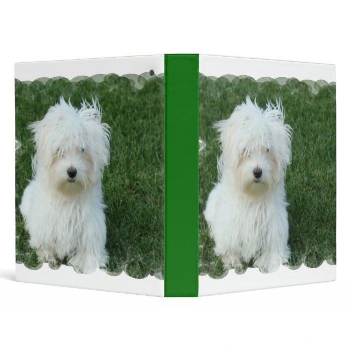 Maltese Puppies Binder