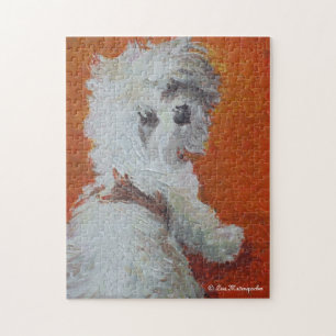 Maltese Puppy Jigsaw Puzzle