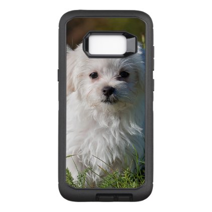 Maltese puppy OtterBox defender samsung galaxy s8+ case
