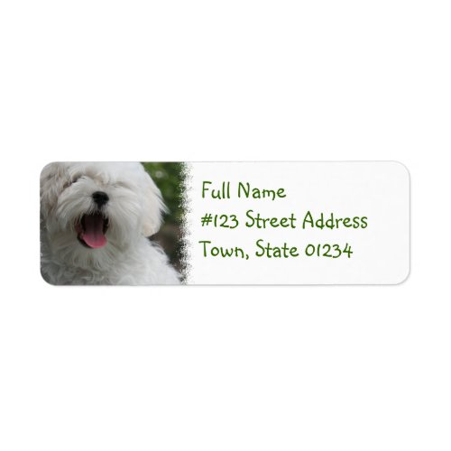 Maltese Return Address Label