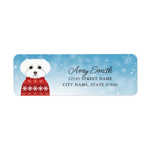 Maltese Return Address Labels (Front)
