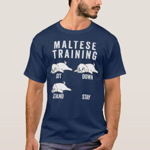 Maltese Training Dog T-Shirt