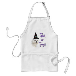 Maltese Trick Adult Apron