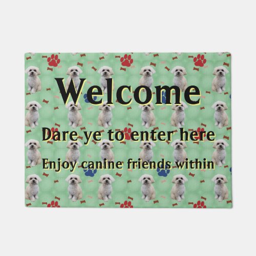 Maltese Welcome Doormat