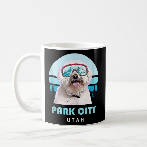 Maltese Winter Ski Park City Utah Dog Lover Tank T Coffee Mug