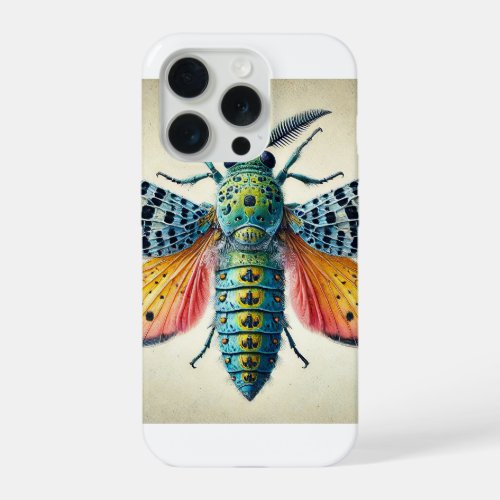 Malthonea Insect Dorsal View 130624IREF109 _ Water iPhone 15 Pro Case