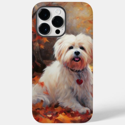 Malti Tzu in Autumn Leaves Fall Inspire Case_Mate iPhone 14 Pro Max Case