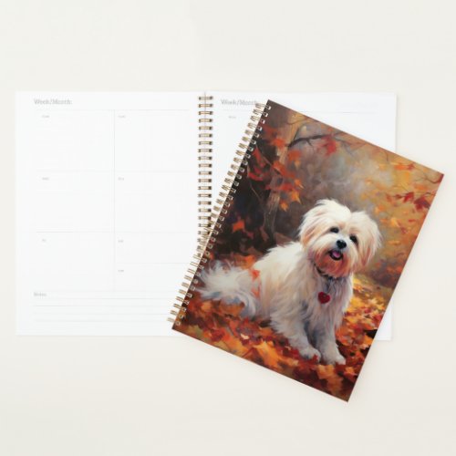 Malti Tzu in Autumn Leaves Fall Inspire Planner