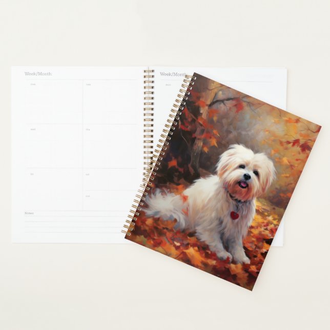 Malti Tzu in Autumn Leaves Fall Inspire Planner (Display)
