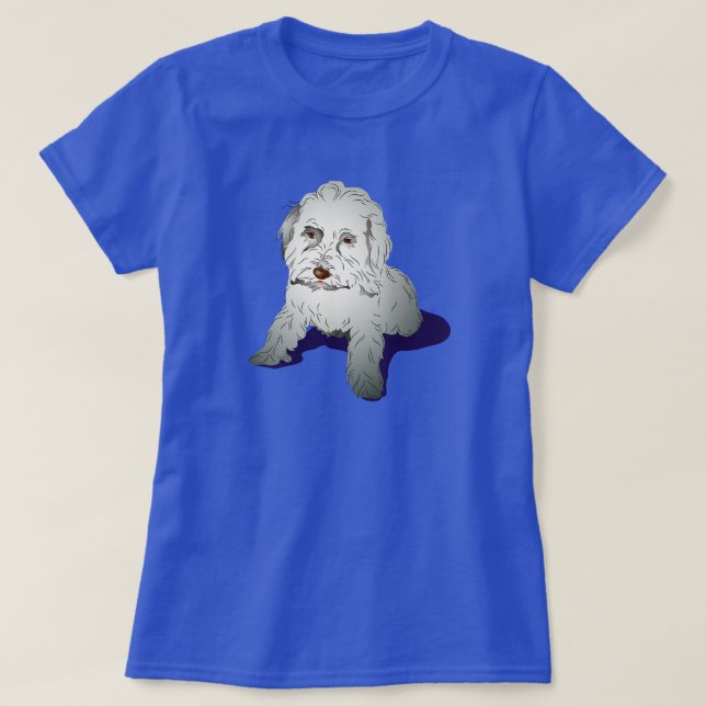Maltipoo Cute Puppy T-Shirt (Design Front)