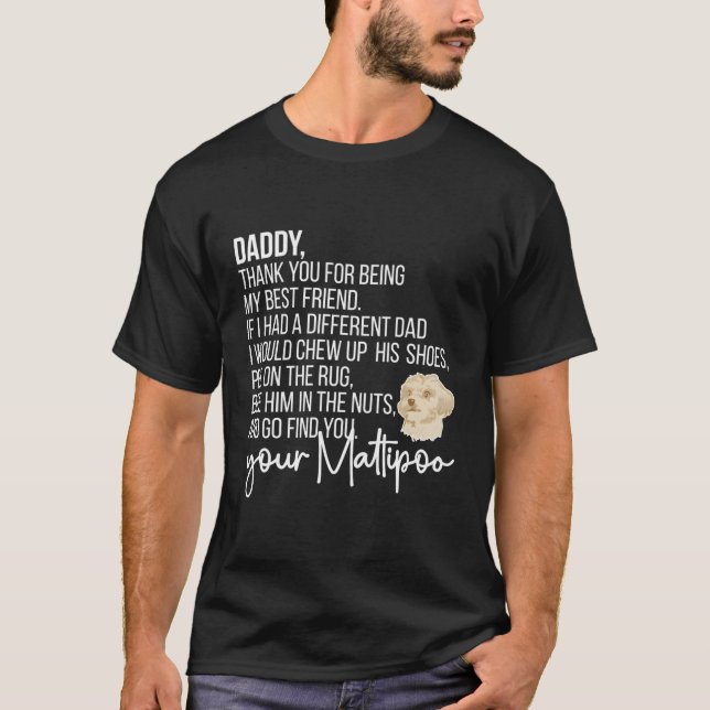 Maltipoo Dad Maltipoo Owner Maltipoo T-Shirt (Front)