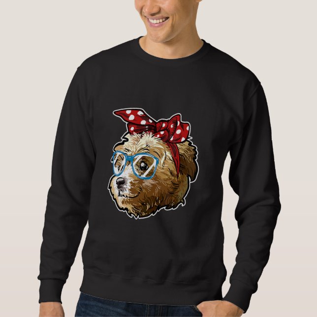 Maltipoo Dog Cute Maltipoo Dog   Sweatshirt (Front)