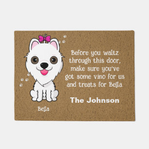 Maltipoo Dog Door Mat