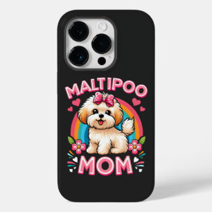 Maltipoo Dog Mom For Maltipoo Dog Owner Mama Mum Case-Mate iPhone 14 Pro Case