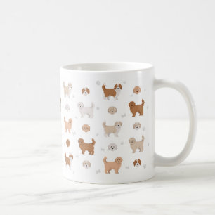 Maltipoo dog mug, a gift for dog`s lover C Coffee Mug