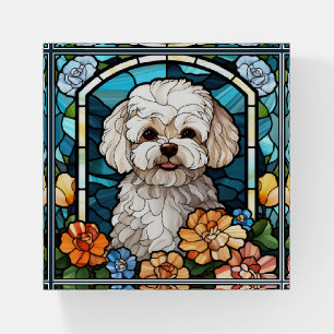 Maltipoo Dog Paperweight