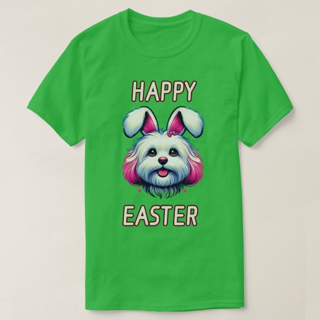 Maltipoo Easter Bunny 4 T-Shirt (Design Front)