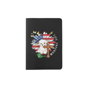 Maltipoo Love Life Freedom Passport Holder