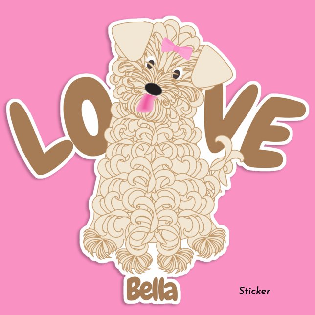 Maltipoo Love Sticker (Creator Uploaded)