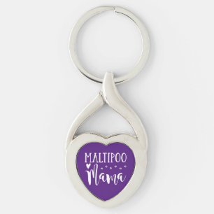 Maltipoo Mom - Cute Dog Lover Keychain