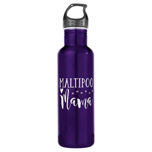 Maltipoo Mom _ Cute Dog Lover Stainless Steel Water Bottle