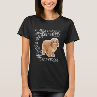Maltipoo Saying Mom Maltese Poodle Dad T-Shirt
