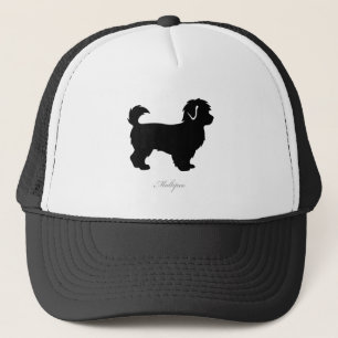 Maltipoo silhouette trucker hat