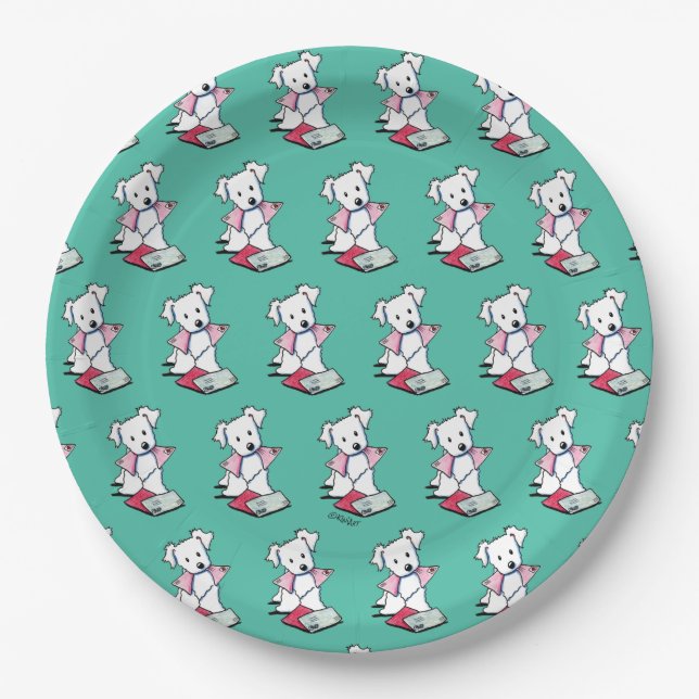 Maltipooionaire Maltipoo Paper Plates (Front)