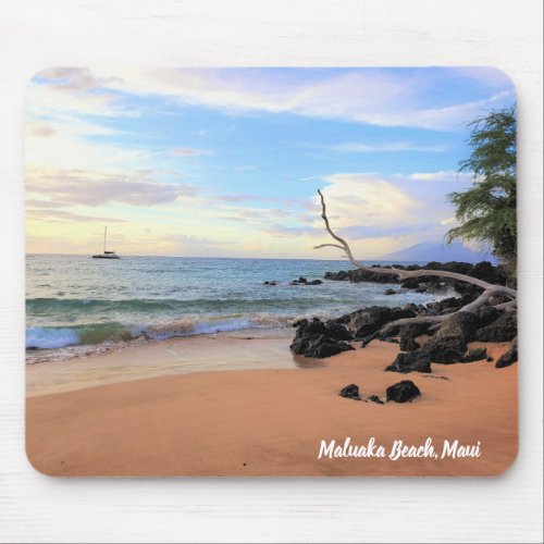 Maluaka Beach on Maui South Shore Mouse Pad