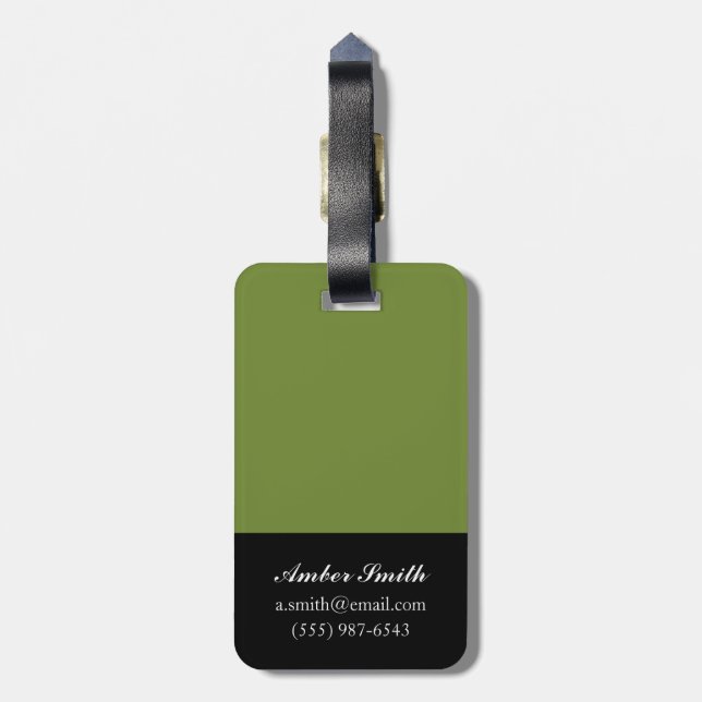 Malus Luggage Tag (Back Vertical)