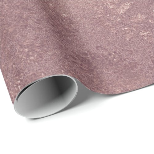 Malve Pink Gold Blush Delicate Floral Ornament Wrapping Paper