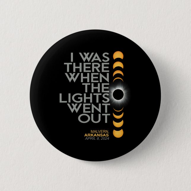 Malvern 2024 Solar Eclipse 2024 040824 Eclipse  Button (Front)