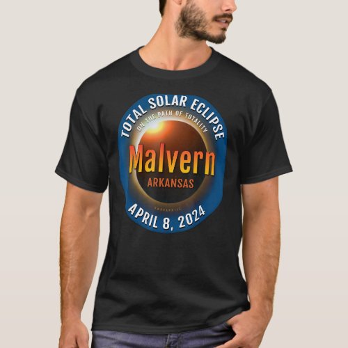 Malvern Arkansas AR Total Solar Eclipse 2024 3 T_Shirt