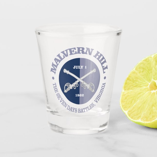 Malvern Hill (B&G) Shot Glass (Front)
