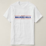 [ Thumbnail: Malvern Hills - My Home - England; Hearts T-Shirt ]