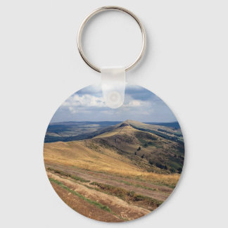 Mam Tor and Loose Hill Ridge, Derbyshire Europe Keychain